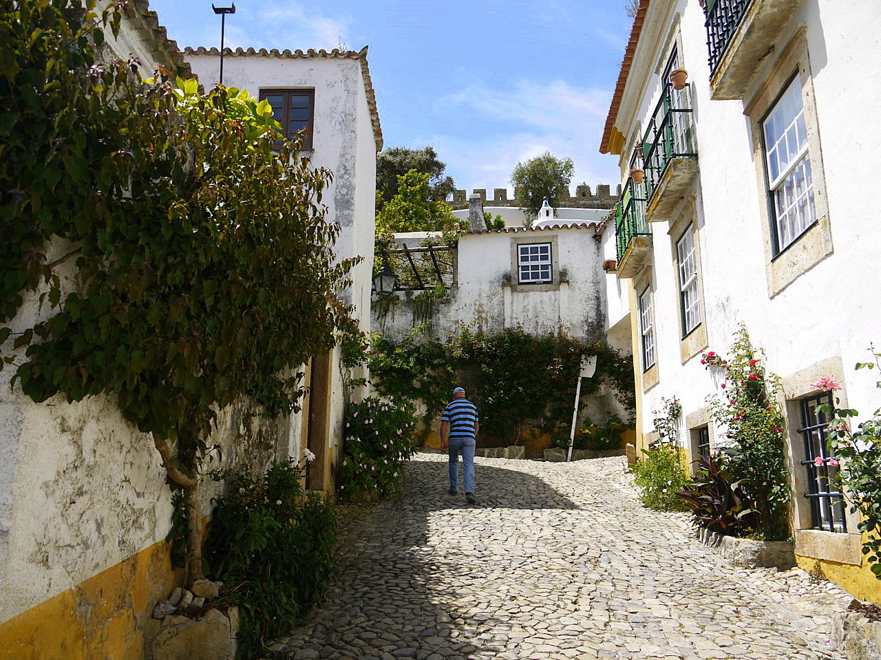 views of The Obidos town
